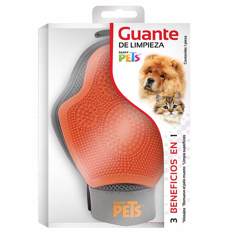 Guante de Limpieza 3 en 1 - Robles Veterinaria - Fancy Pets