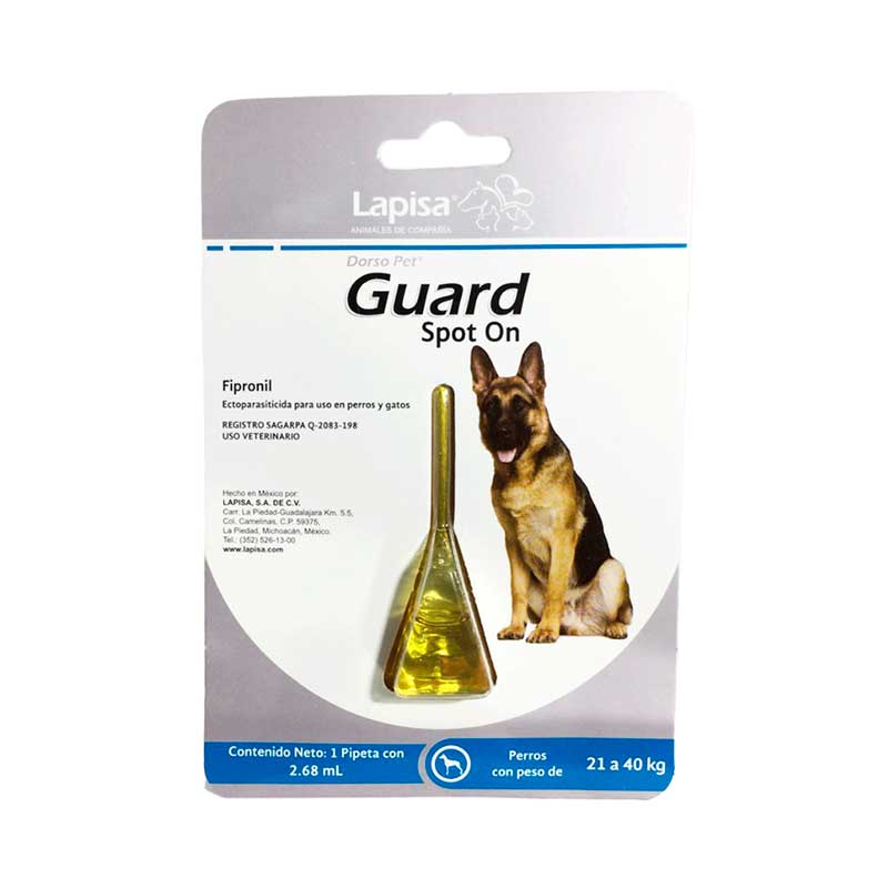 Guard Spot On 21 - 40 kg 2.68 ml - Robles Veterinaria - Lapisa