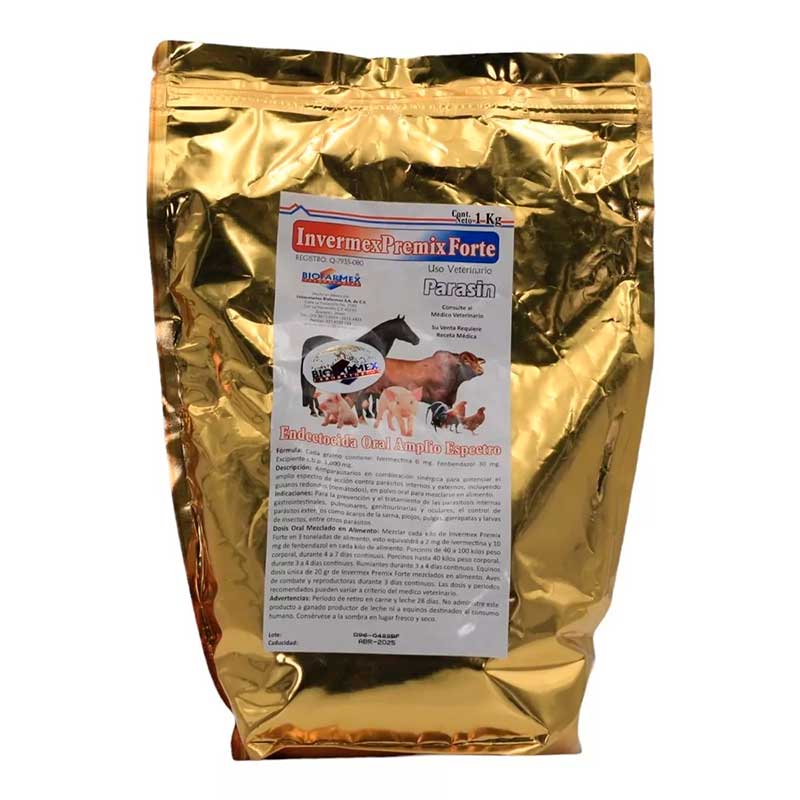 InvermexPremix Forte Parasin 1 kg - Robles Veterinaria - Biofarmex