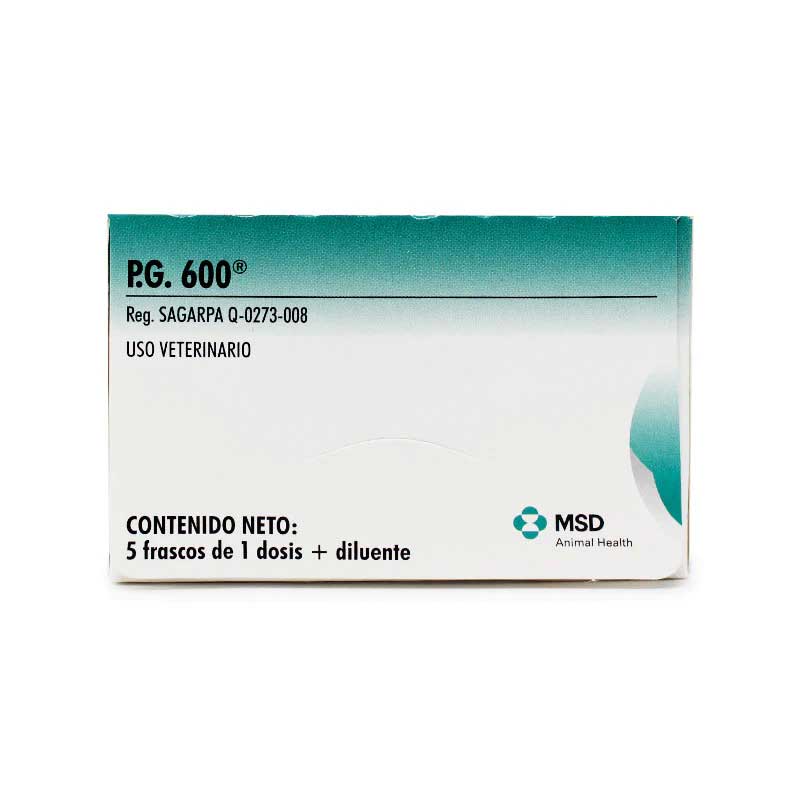P.G. 600 5 Dosis - Robles Veterinaria - MSD Salud Animal