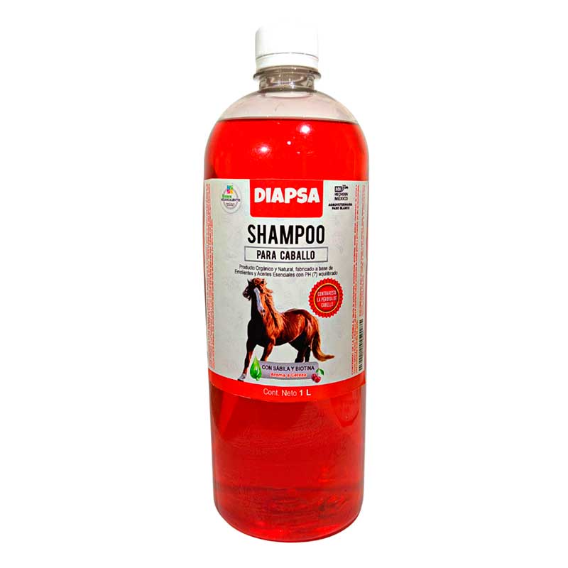 Shampoo para Caballo Cereza 1 Litro - Robles Veterinaria - Diapsa