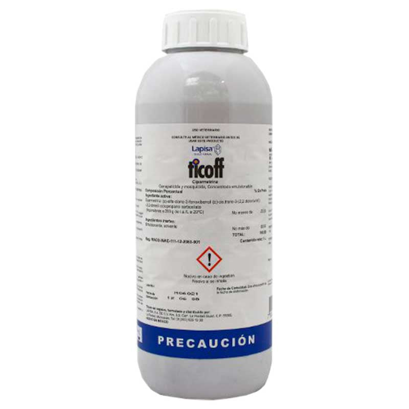 Ticoff 1 Litro - Robles Veterinaria - Lapisa