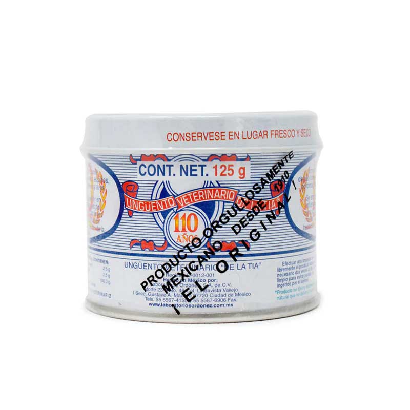 Ungüento Veterinario de la Tía 125 g - Robles Veterinaria - Laboratorios Ordoñez