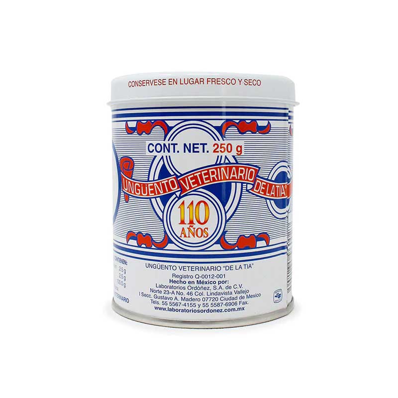 Ungüento Veterinario de la Tía 250 g - Robles Veterinaria - Laboratorios Ordoñez
