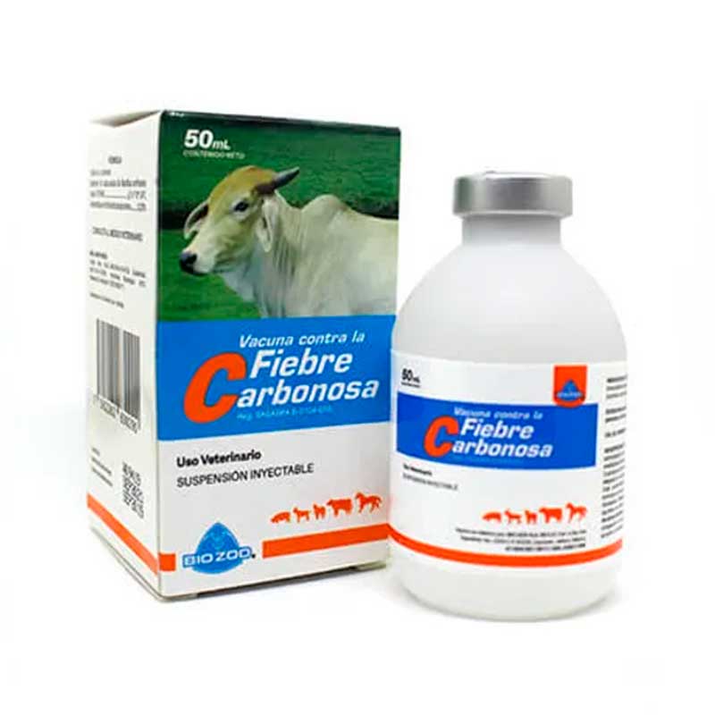 Vacuna contra la Fiebre Carbonosa 50 ml - Robles Veterinaria - Bio Zoo
