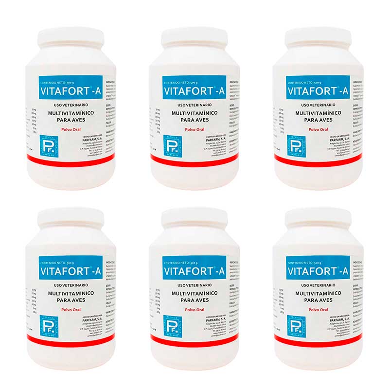 Vitafort A 500 g (6 piezas) - Robles Veterinaria