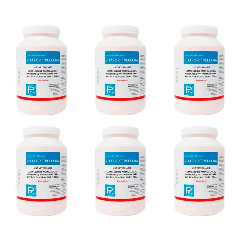 Vitafort Pelecha 500 g (6 piezas) - Robles Veterinaria
