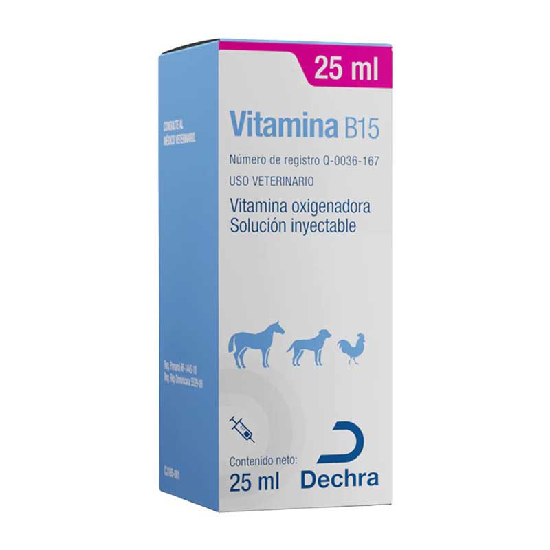 Vitamina B15 25 Ml – Robles Veterinaria