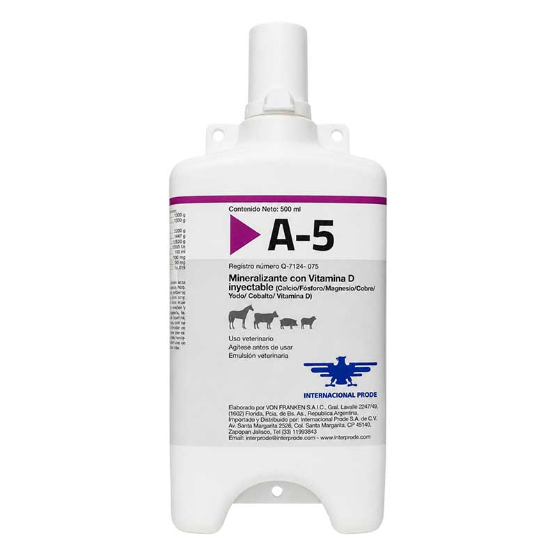 A-5 500 ml - Robles Veterinaria Internacional Prode