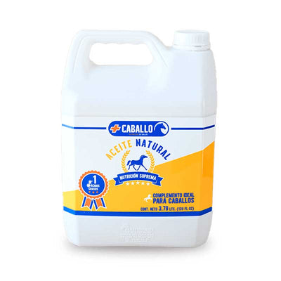 Aceite Natural +Caballo 3.79 Litros - Robles Veterinaria - Nutrimás Animal