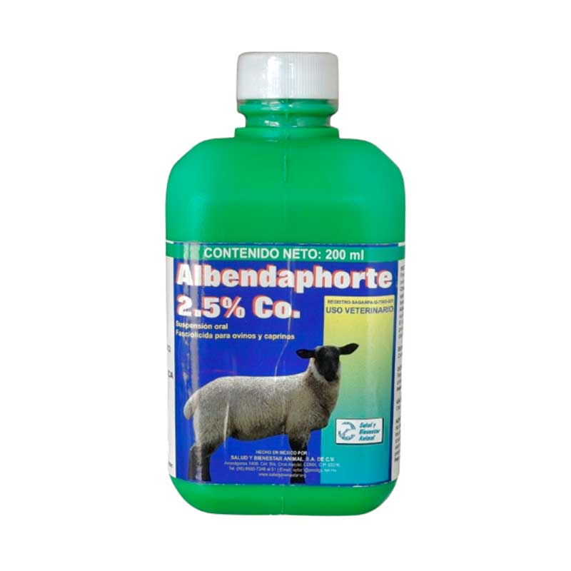Albendaphorte 2.5% Co. 200 ml - Robles Veterinaria - Salud y Bienestar Animal