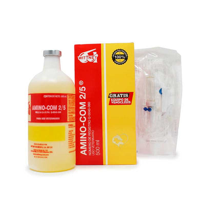 Amino-Com 2/5 500 ml - Robles Veterinaria - Wittney