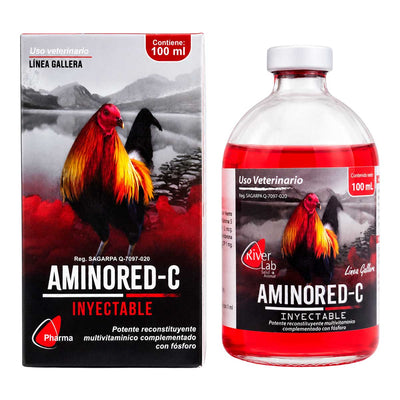 Aminored-C Inyectable 100 ml - Reconstituyente para Aves - RiverLab
