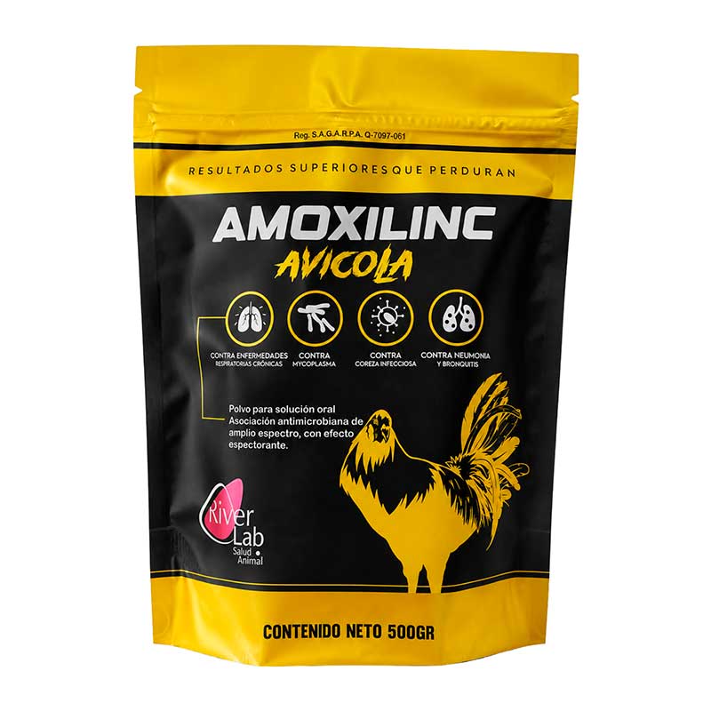 Amoxilinc Avicola 500 g - Robles Veterinaria - RiverLab