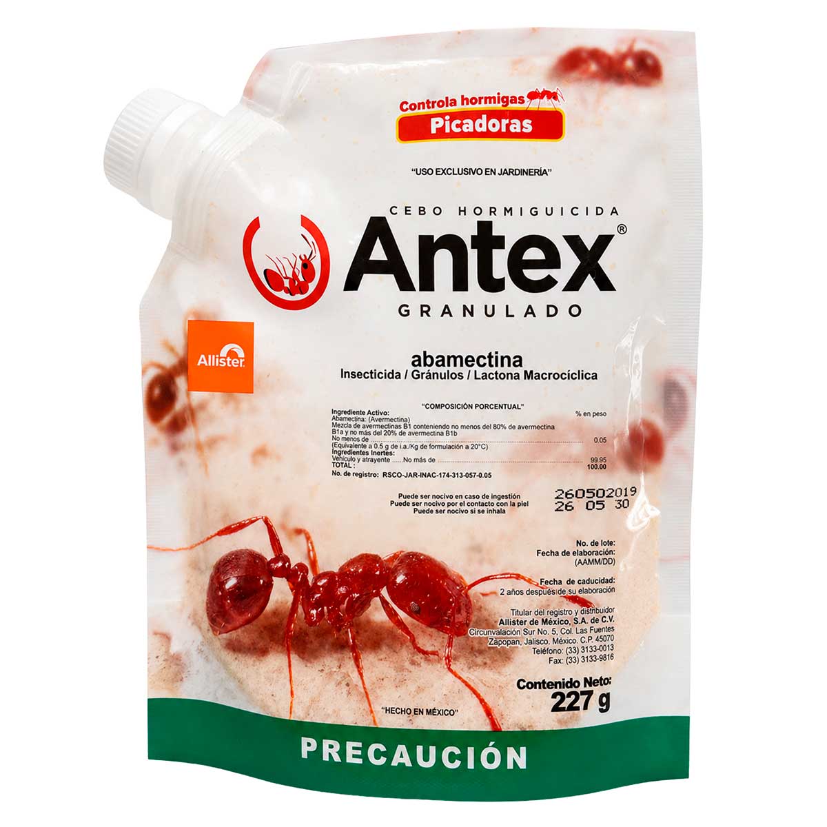 Antex Granulado 227 g - Insecticida para Hormigas - Allister