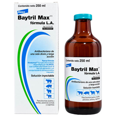 Baytril Max L.A. Frasco con 250 ml - Elanco