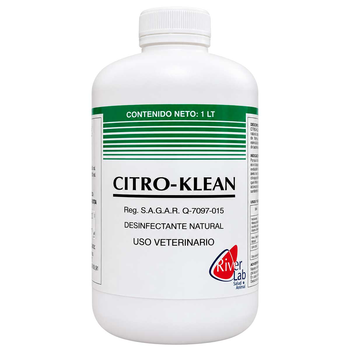 Citro-Klean 1 Litro - Desinfectante Natural - Uso Veterinario - RiverLab