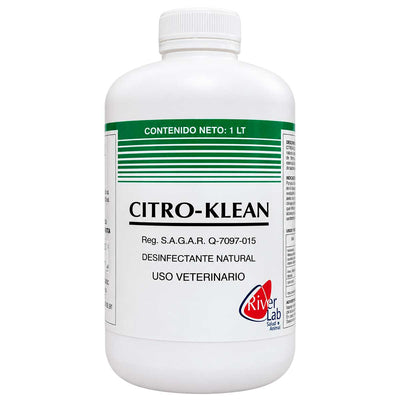 Citro-Klean 1 Litro - Desinfectante Natural - Uso Veterinario - RiverLab