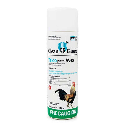 Clean Guard Talco para Aves 100 g - Robles Veterinaria - Aranda