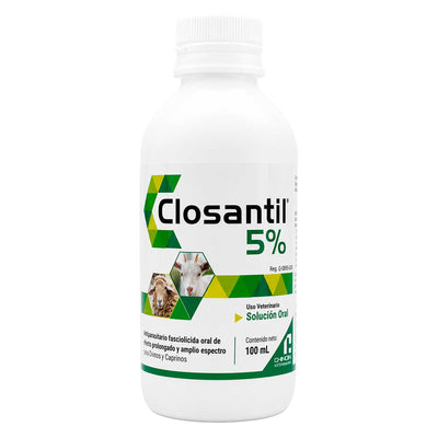Closantil Oral 5% 100 ml - Antiparasitario Oral - Chinoin Veterinaria