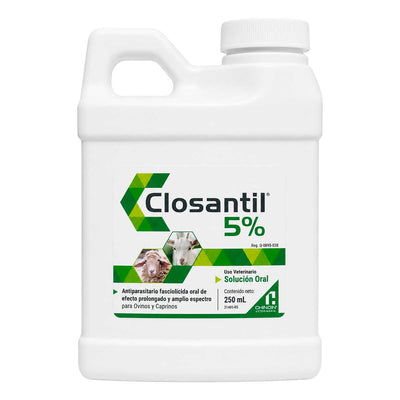 Closantil Oral 5% 250 ml - Antiparasitario Oral - Chinoin Veterinaria
