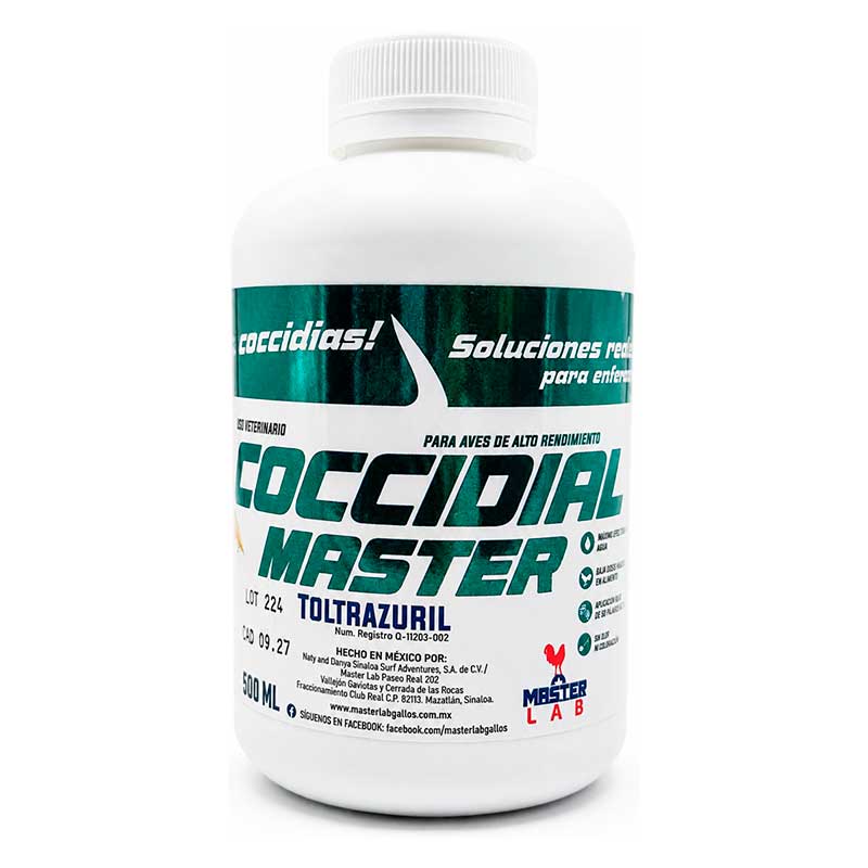 Coccidial Master 500 ml - Robles Veterinaria - MasterLab