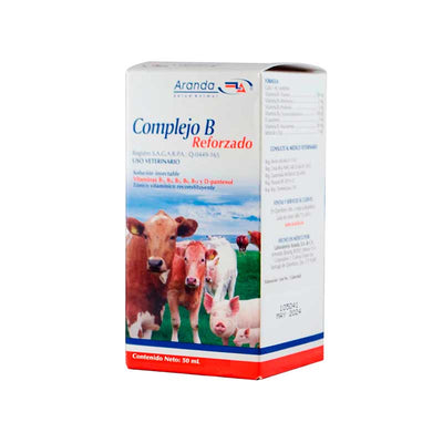 Complejo B Reforzado 50 ml - Robles Veterinaria - Aranda