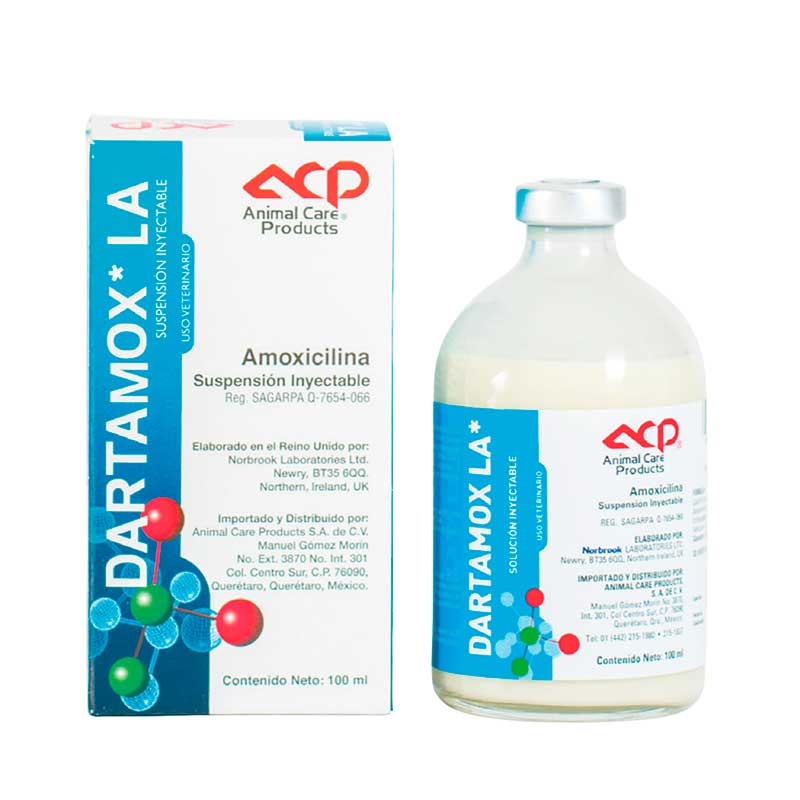 Dartamox LA 100 ml - Robles Veterinaria - Animal Care Products