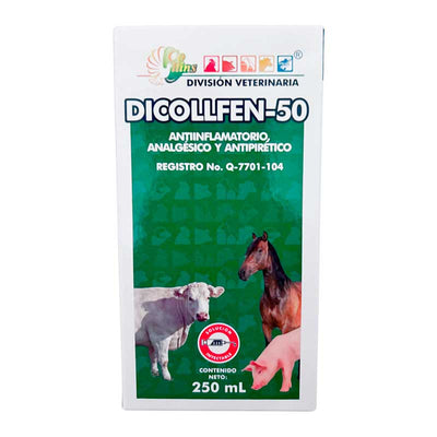 Dicollfen-50 250 ml - Robles Veterinaria - Collins División Veterinaria