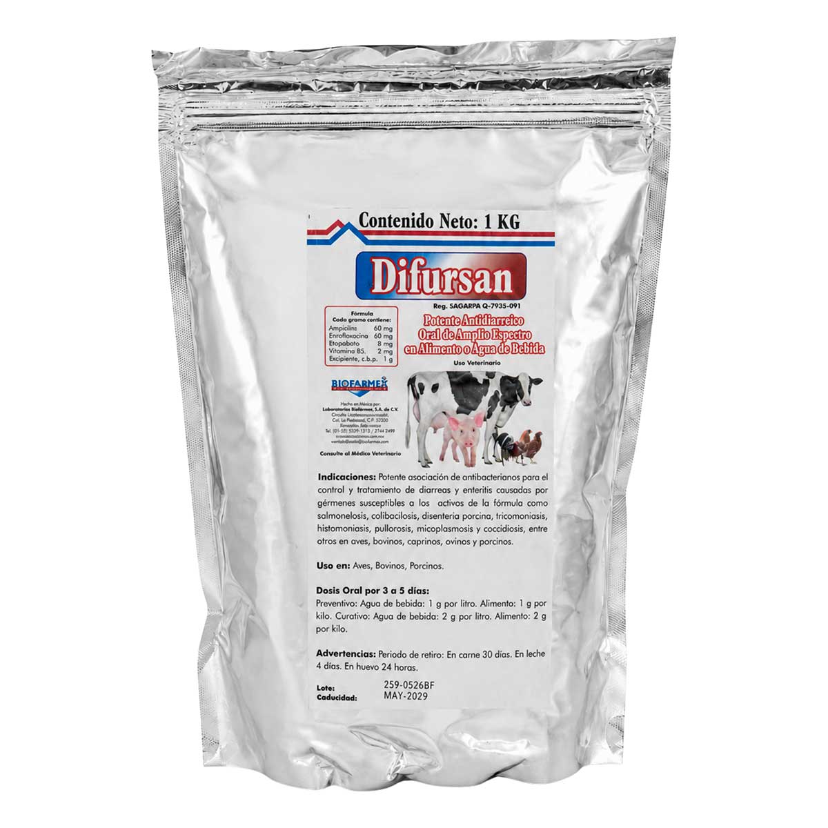Difursan 1 kg - Biofarmex