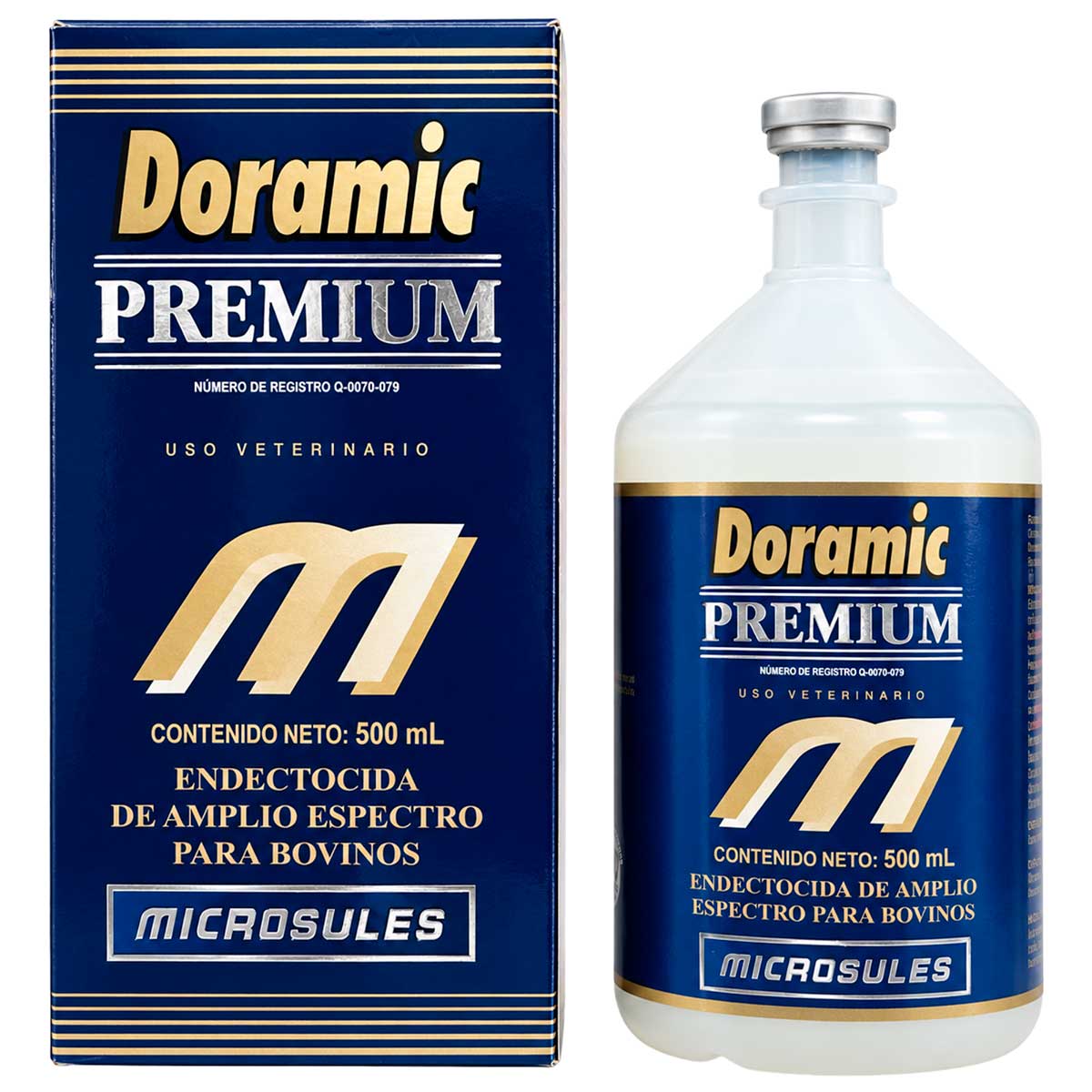 Doramic Premium 500 ml - Doramectina 3.15% - Endectocida de Amplio Espectro para Bovinos - Microsules