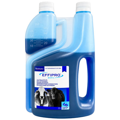 Effipro Bovis 1 Litro - Antiparasitario Externo para Bovinos a Base de Fipronil - Virbac