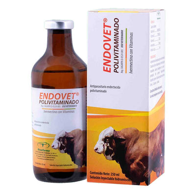 Endovet Polivitaminado 250 ml - Robles Veterinaria - Riverfarma