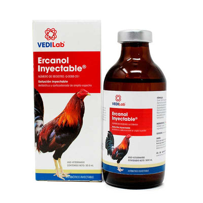 Ercanol Inyectable 50 ml - Robles Veterinaria - VEDILab