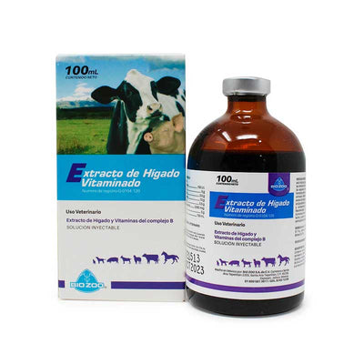 Extracto de Hígado Vitaminado 100 ml - Robles Veterinaria - Bio Zoo