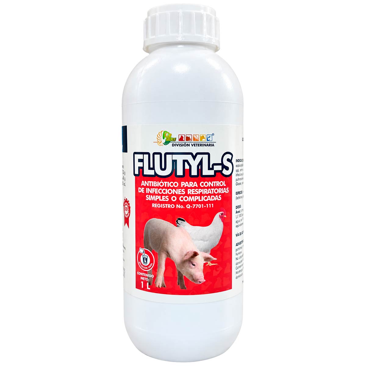 Flutyl-S Envase de 1 Litro - Collins División Veterinaria