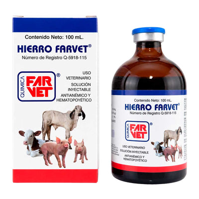 Hierro Farvet 100 ml - Antianémico y Hematopoyético - Farvet