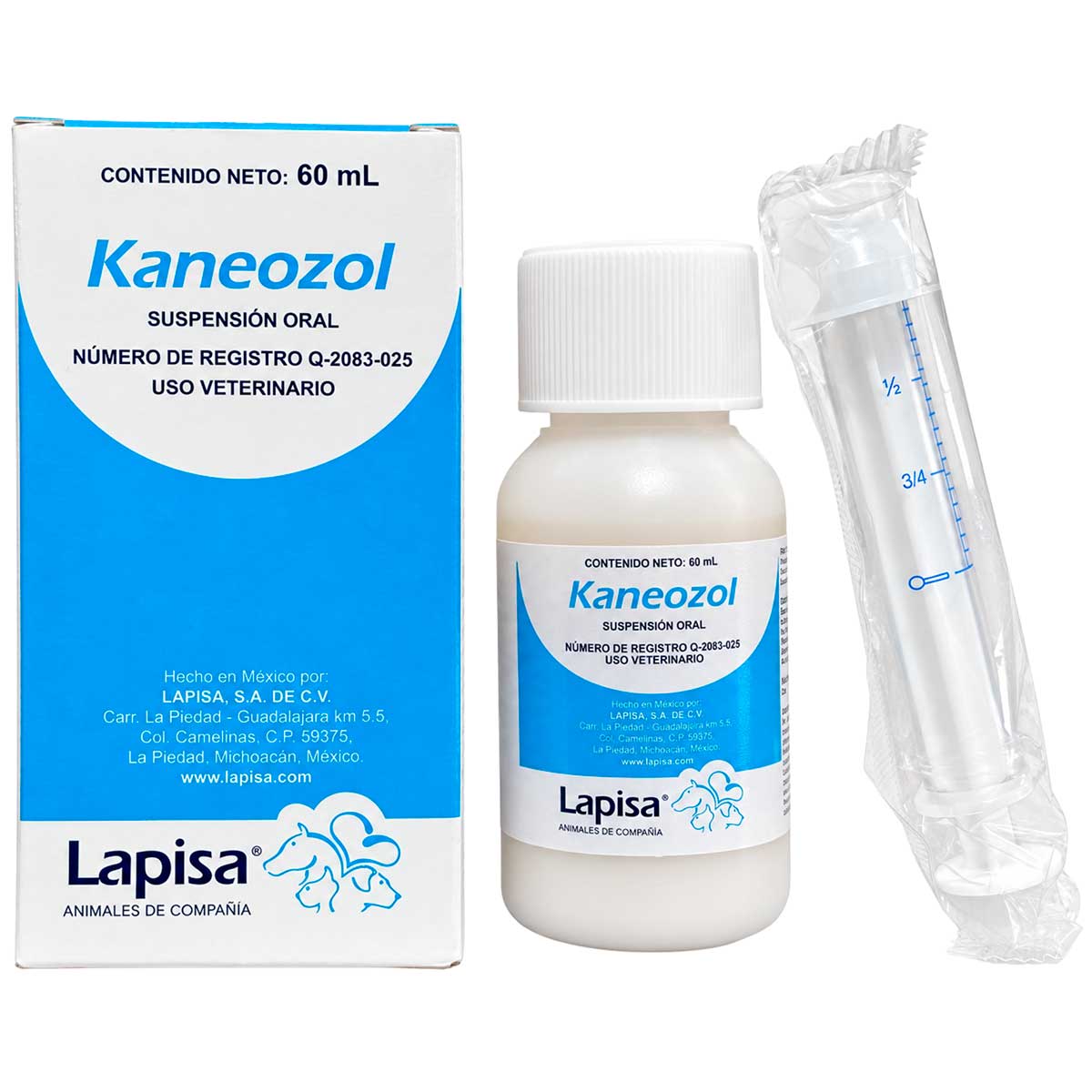 Kaneozol Frasco con 60 ml con Jeringa Dosificadora Incluida - Lapisa