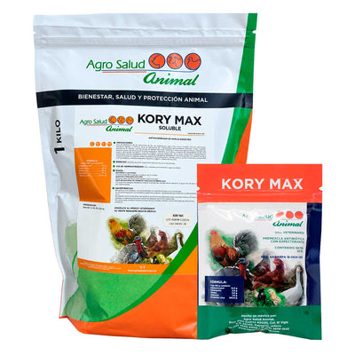 Kory Max 1 kg y 50 g - Antibiótico con Expectorante - Agro Salud Animal