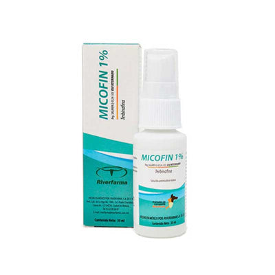 Micofin 1% 30 ml - Robles Veterinaria - Riverfarma