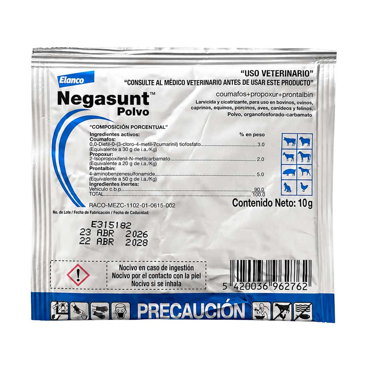Negasunt Polvo Sobre de 10 g - Elanco