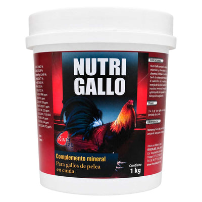 Nutri Gallo 1 kg - Complemento Mineral para Gallos de Pelea en Cuida - RiverLab