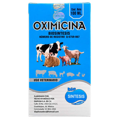 Oximicina 100 ml - Solución Inyectable - Bio Sintesis Diaplisa