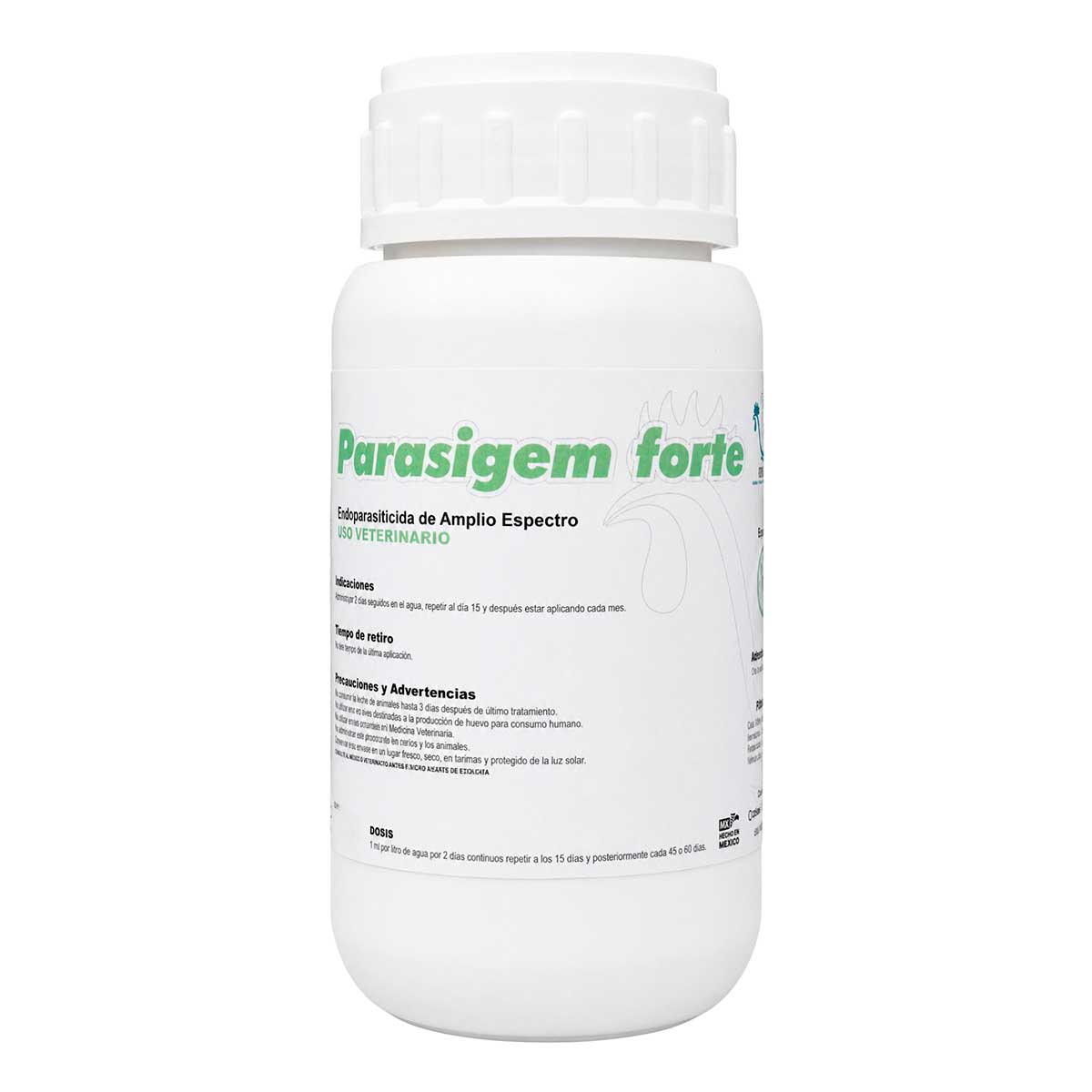 Parasigem Forte 250 ml - Endoparasiticida para Aves - Gem Lab
