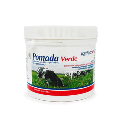 Pomada Verde 200 g - Robles Veterinaria - Aranda