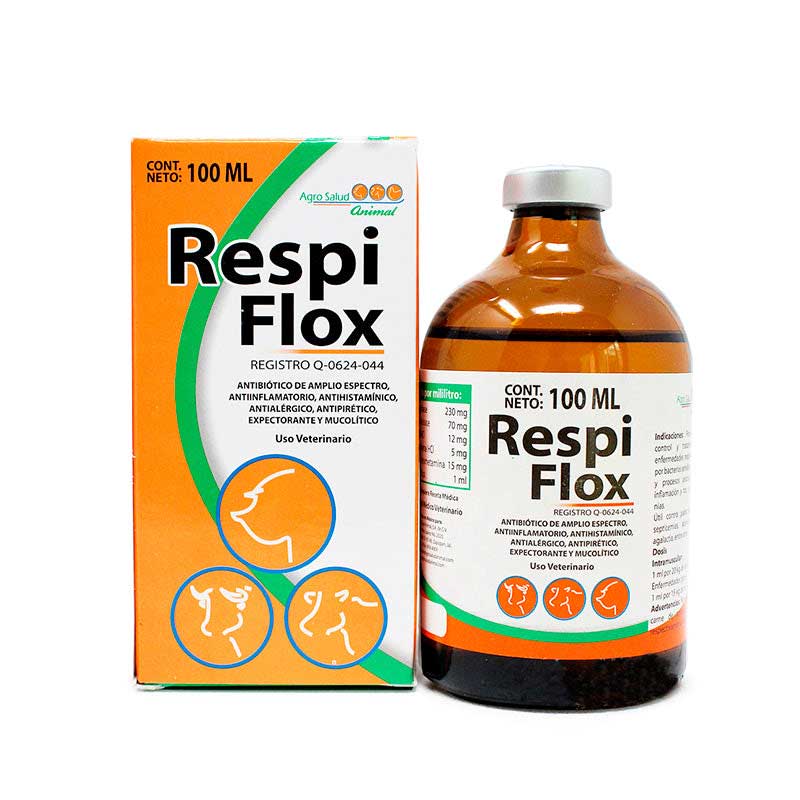 RespiFlox 100 ml - Robles Veterinaria - Agro Salud Animal