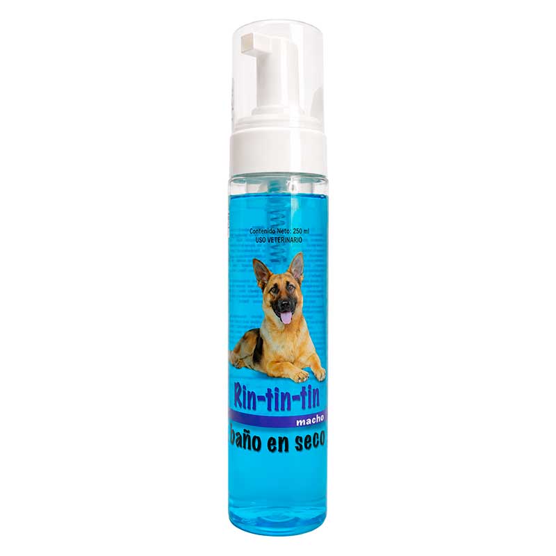 Rin Tin Tin Baño en Seco Macho 250 ml - Robles Veterinaria - Andoci