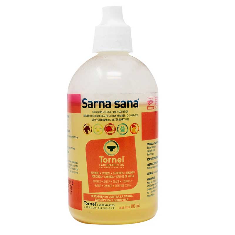 Sarna sana 100 ml - Robles Veterinaria - Tornel