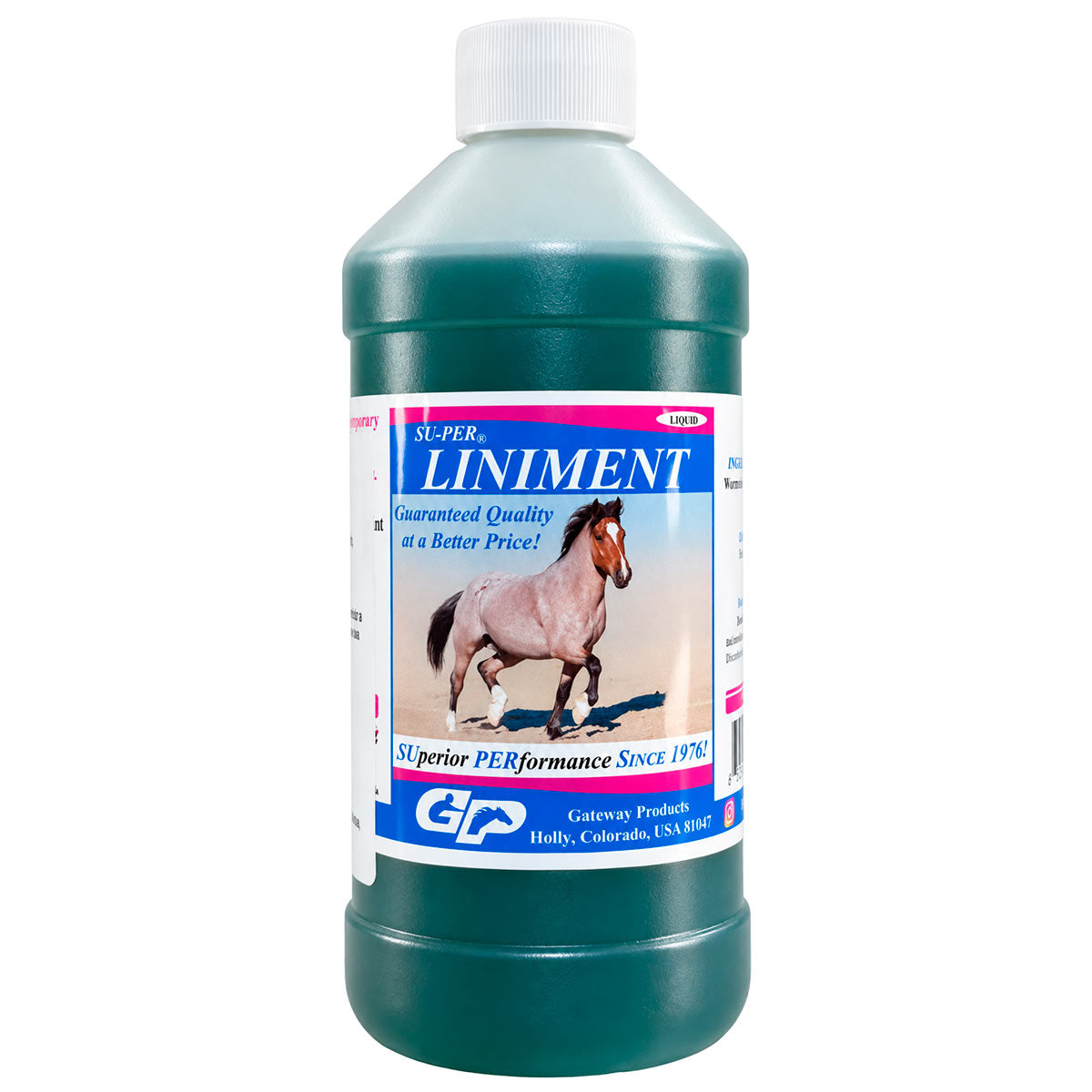 Super Liniment 473 ml - Linimento Tópico para Caballos - Gateway Products