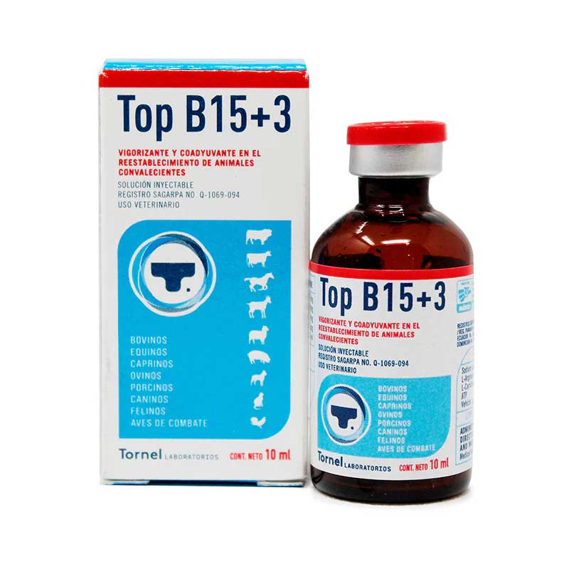 Top B15+3 10 ml - Robles Veterinaria - Tornel